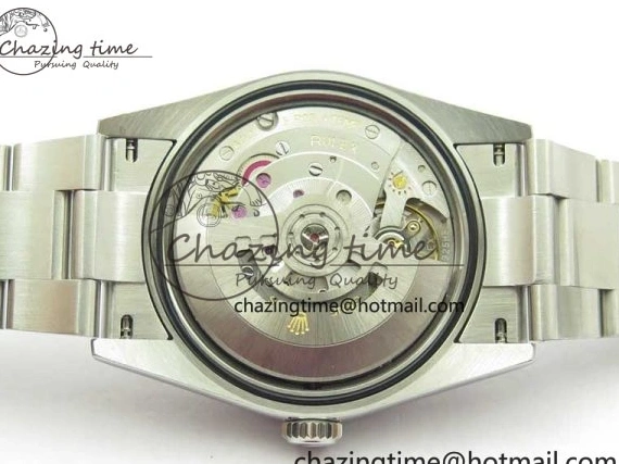 Blue 36mm Perpetual Dial Edition BP Best Bracelet 126000 Dark Oyster on SS 0412